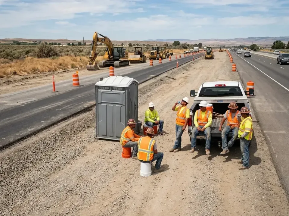 highway-road-construction-crew-007 — frequently asked questions, Porta Potty and Restroom Rentals in Golden Hills, CA